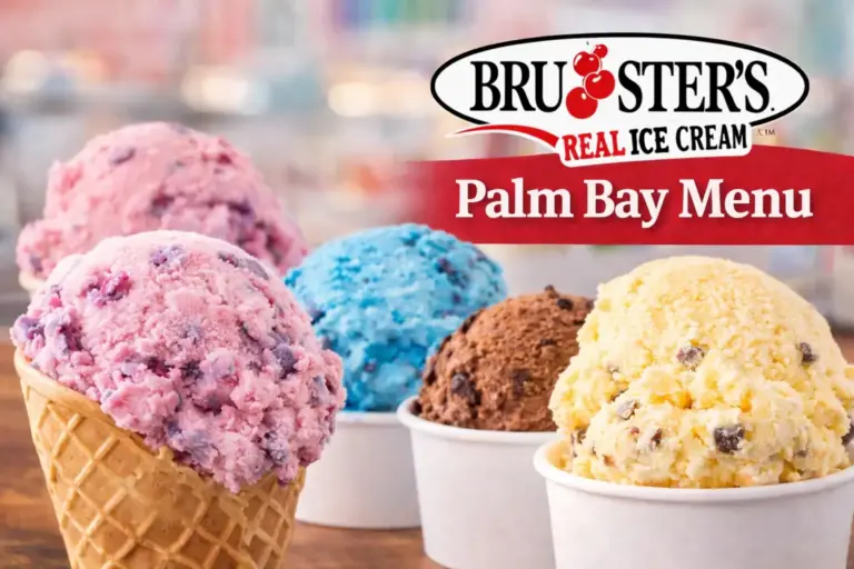 Bruster's Real Ice Cream Palm Bay Menu