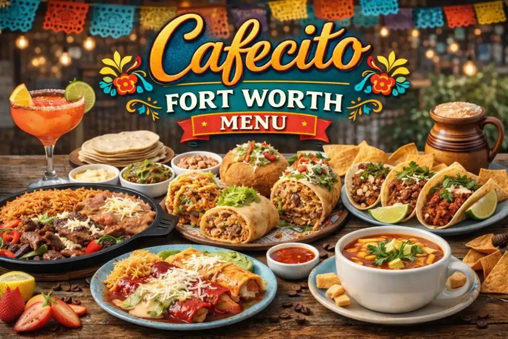 Cafecito Fort Worth Menu