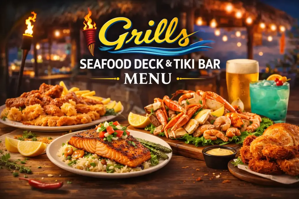 Grills Seafood Deck & Tiki Bar Menu