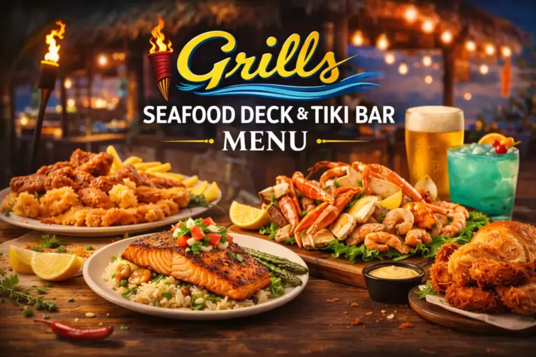 Grills Seafood Deck & Tiki Bar Menu