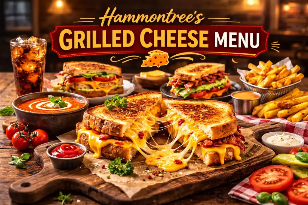 Hammontree's Grilled Cheese Menu