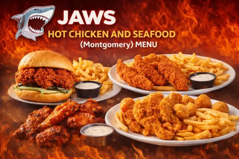 Jaws Hot Chicken And Seafood (Montgomery) Menu