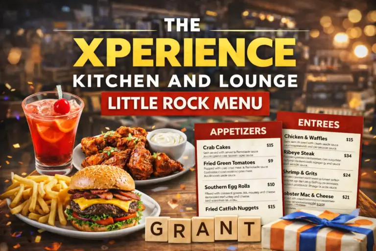 The Xperience Kitchen And Lounge Little Rock Menu