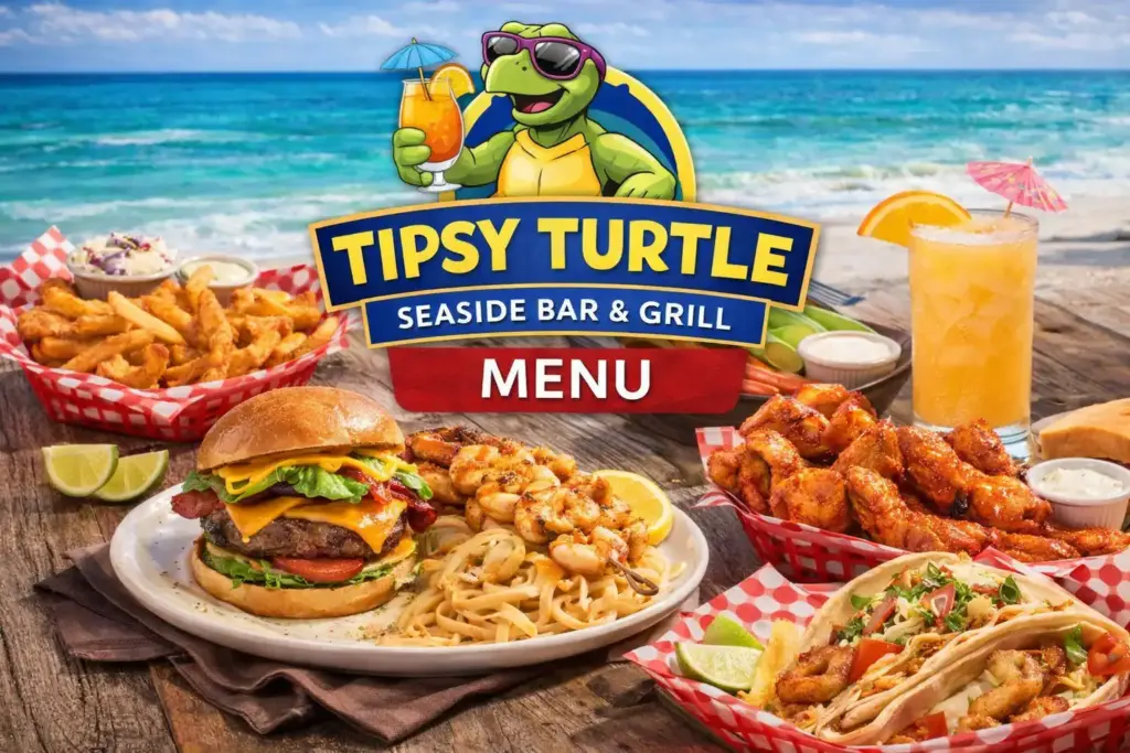 Tipsy Turtle Seaside Bar & Grill Menu